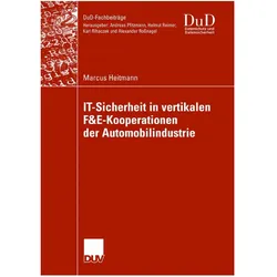 IT-Sicherheit in vertikalen F&E-Kooperationen der Automobilindustrie, Fachbücher von Marcus Heitmann
