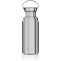 Arendo Thermosflasche Edelstahl, 500 ml, doppelwandig, BPA-frei, Griff oben, hält 24h kühl & 12h warm, auslaufsicher