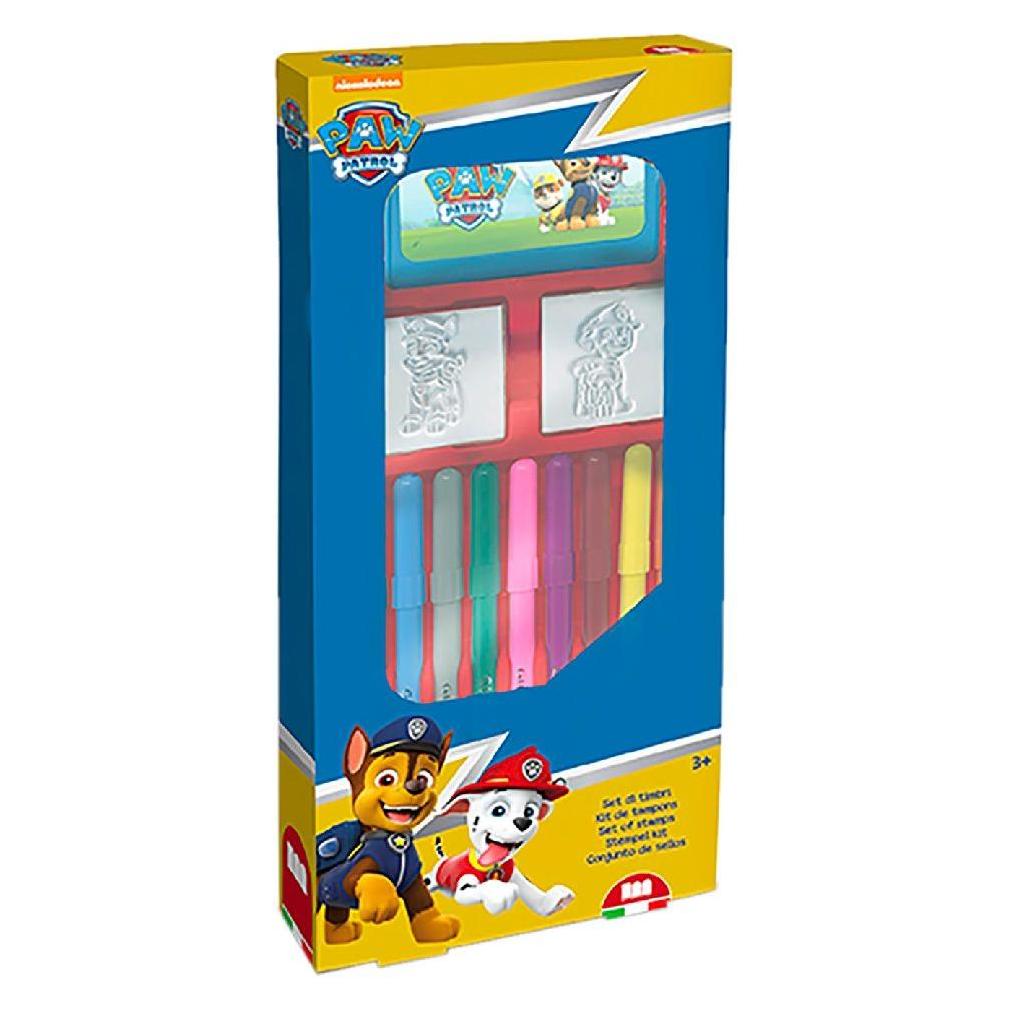 Paw Patrol Kleurset Met Stempels 12dlg. (21536728)