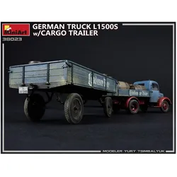 Mini art GERMAN TRUCK L1500S w/CARGO TRAILER