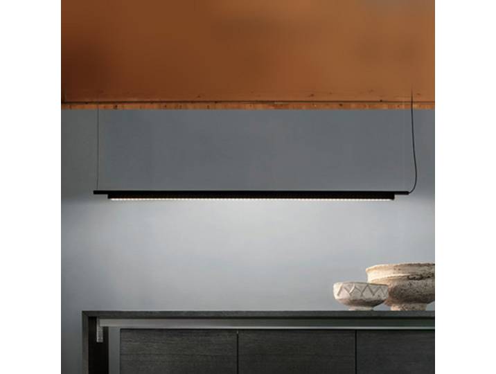 Compendium Pendelleuchte 2700K Schwarz - Luceplan - Wohnzimmer - Design - Metall - Einflammig