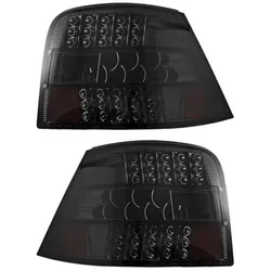 LED-Rückleuchten passend für VW Golf 4 1997–2003 Schwarz/Smoke