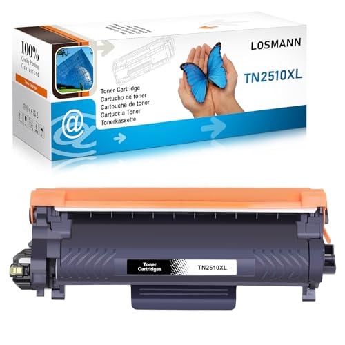 LOSMANN TN-2510XL tonercartridge compatibel met Brother TN2510 XL, zwart