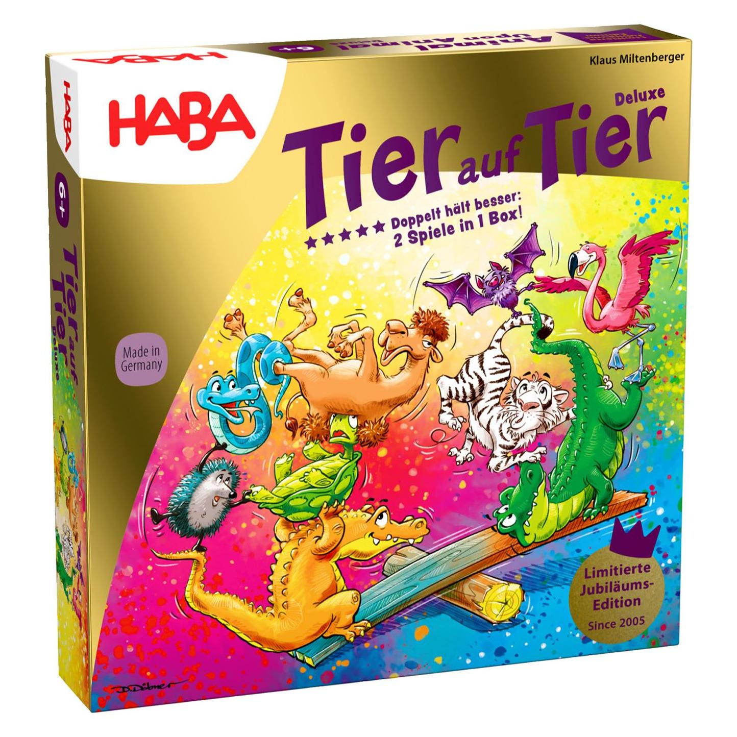 Haba Tier auf Tier Deluxe (Deutsch, Englisch, Französisch, Italienisch, 2 - 4 Spieler) (828731)