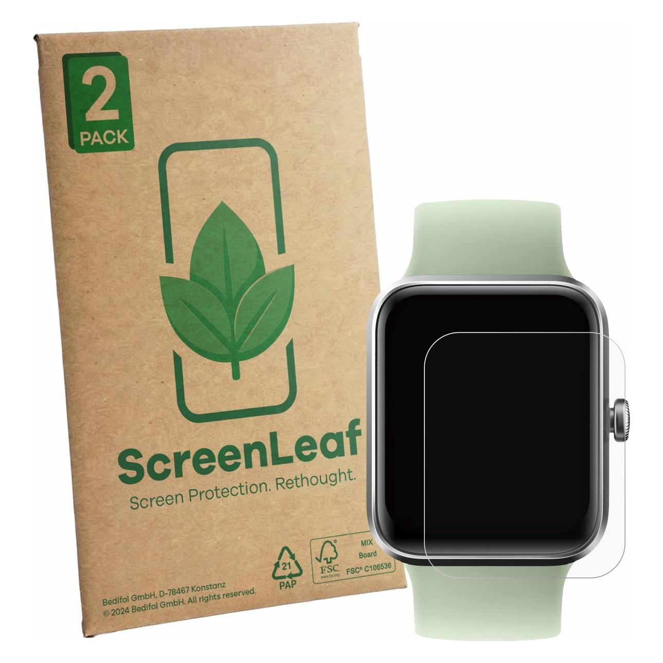ScreenLeaf Schutzfolie für Decathlon CW 500 S Displayschutz Display Schutz Folie Klar Transparent (6165164)