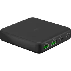 goobay Multiport-Tischladegerät GaN 65W schwarz