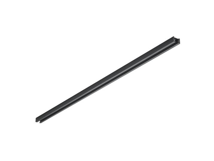 Trio Lighting 2-Phasenschiene DUOline, schwarz matt, 100cm DUOline, schwarz, für Arbeitszimmer / Büro, Metall, Schienensysteme