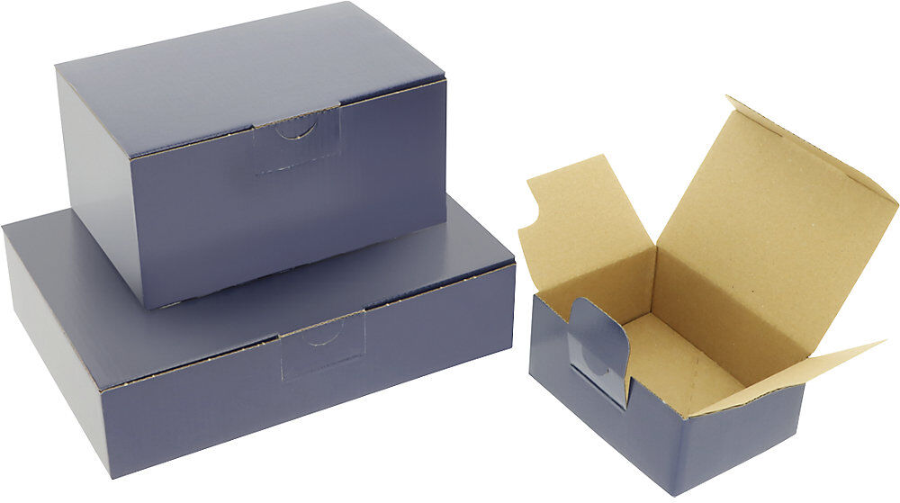 Blitzbox Color, blau, VE 20 Stk, Innenmaße 220 x 155 x 50 mm, ab 5 VE ratioform