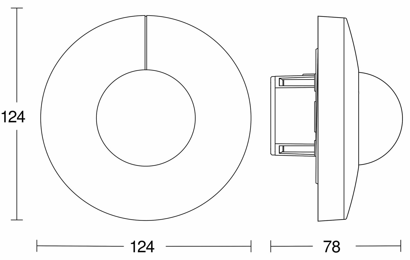 Steinel Bewegingsmelder IS 3360-R KNX V3.1 inbouwmodel wit
