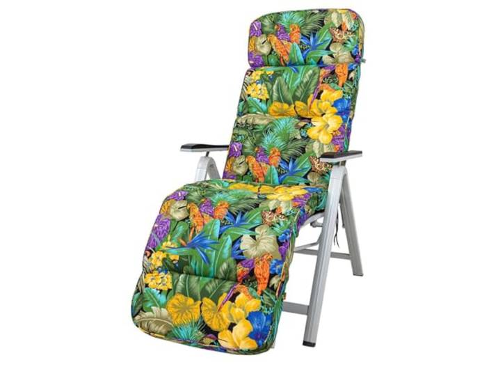 KETTtex 8194 Auflage Relaxliegen Kreta Papagei bunt Sitzpolster 175x50x8 cm (ohne Liege)