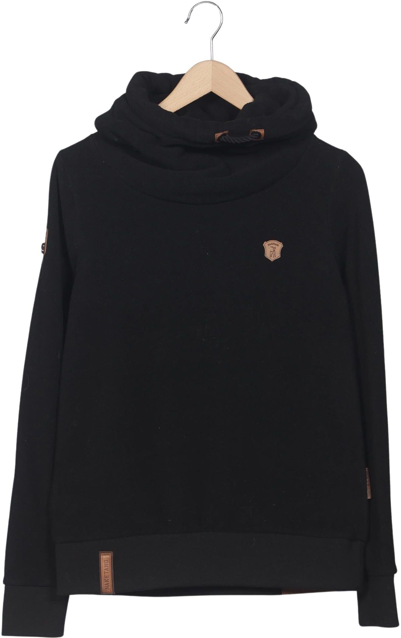 Naketano Herren Kapuzenpullover, Schwarz, Gr. L, Synthetik - Second Hand