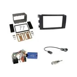 Smart Forfour (BR454) 2004 - 2006 Einbauset 2-DIN Radioblende+Lenkradadapter ...