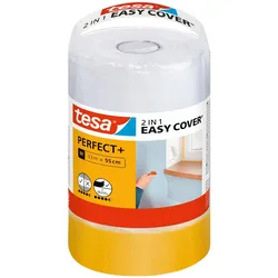 tesa Abdeckfolie EASY COVER® PERFECT+ M 55,0 x 33,0 (cm x m) transparent