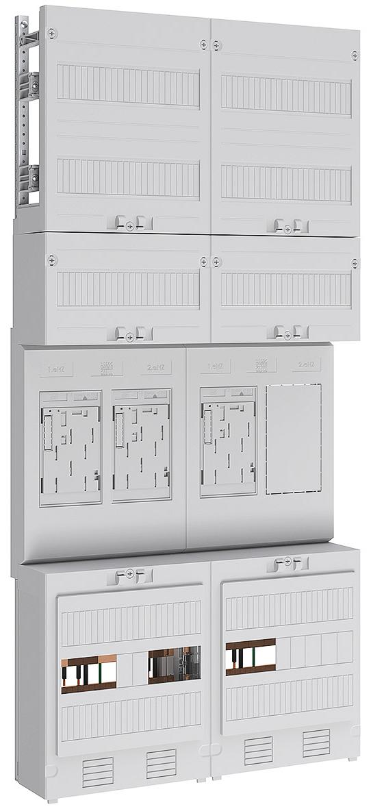 ABN BRAUN AG ABN Zählerplatz eHZ 3Z 1R m.HLAK EZ27131 5p.BxH:500x1050mm