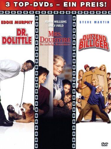 Betty Thomas - Dr. Dolittle - Mrs. Doubtfire - Im Dutzend billiger - 3 DVDs - Preis vom 27.09.2026 03:53:48 h