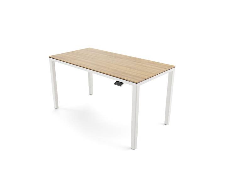 Desk Four 200x100 - Eiche Vollholz/Weiß