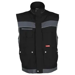 Arbeitsweste "PLALINE" - XL - schwarz/zink