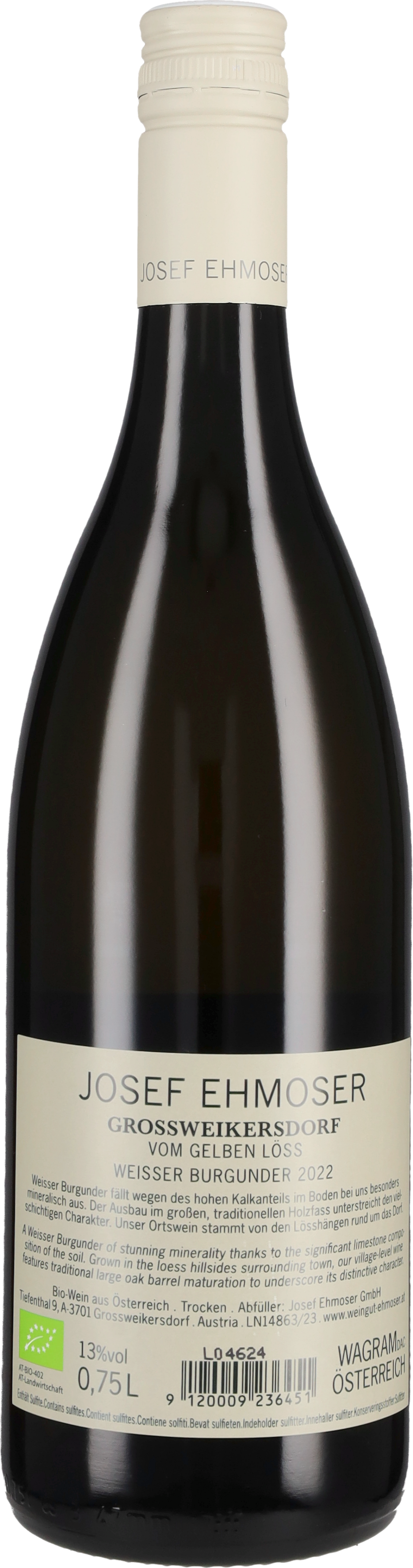 Pinot Blanc 'Grossweikersdorf' Josef Ehmoser 2022