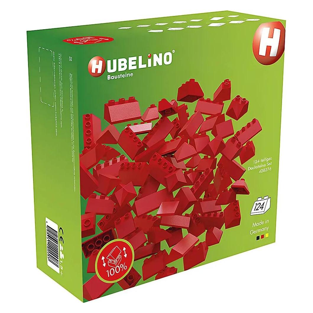Hubelino 124-teiliges Dachsteine Set, kompatibel (618473)