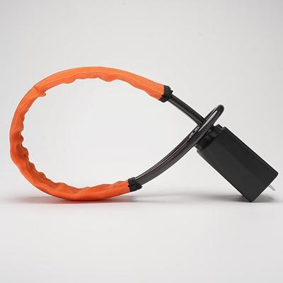 Auto-Lenkradschloss Sicherheitsgurtschloss Diebstahlsicherung Einstellbarer Diebstahlschutzbügel mit Stahlkabel Einziehbares Auto-Sicherheitsschloss zum Schutz des Fahrzeugs