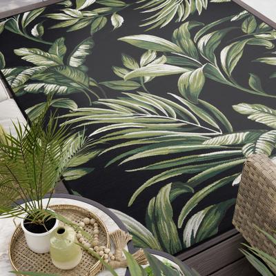 Alise Rugs Sizzling Nautical & Coastal Floral & Botanical Indoor/Outdoor Area Rug