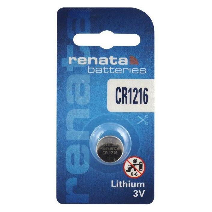 Renata CR1216 - Knopfzelle (1 Stk., CR1216, 25 mAh) (HGP20184)