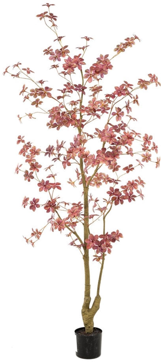 Emerald Kunstboom Tropaeolum 185cm Bordeaux - Kunstplant voor binnen - Oost Indische kers