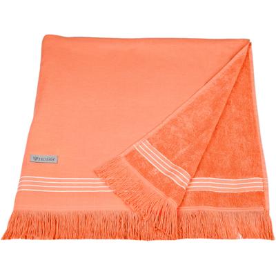 Hamamtuch ROSS "Hamam", orange, B:90cm L:180cm, Hamam Frottier, Hamam Frottier, Handtücher, idealer Begleiter für Strand, Sauna oder Wellnessbereich