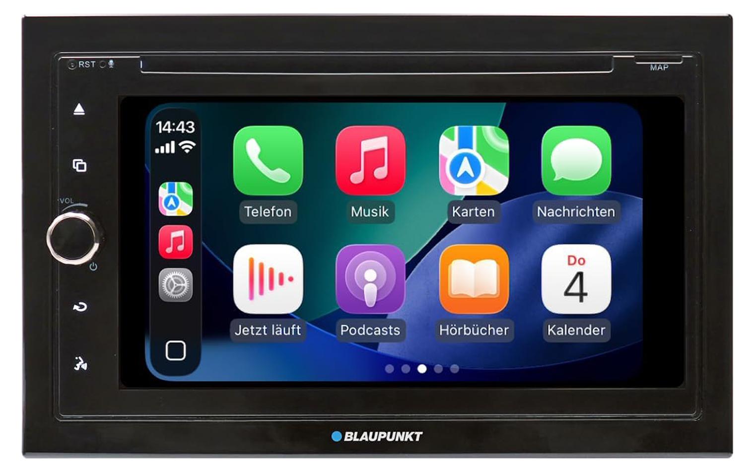 Blaupunkt Copenhagen 700 DAB | 2-DIN Mediacenter 6,75 Zoll Touchscreen | DAB+ | Navigation