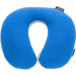 Cocoon U Shaped Down Neck Pillow true blue/grey, Reisekissen, Blau