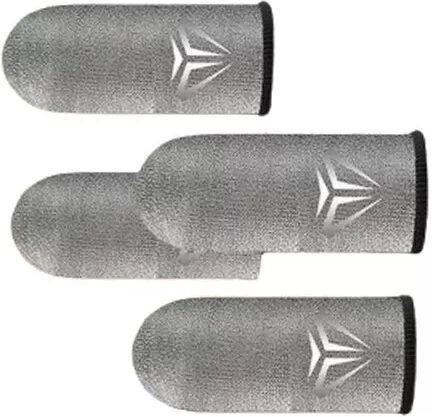 INF Gaming-Fingerlinge aus Silberfaser (2 Paar) - Verbessertes mobiles Spielerlebnis