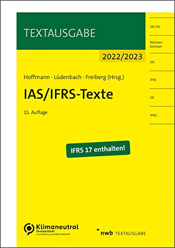 Norbert Lüdenbach - IAS/IFRS-Texte 2022/2023 (Textausgabe) - Preis vom 09.10.2026 07:28:09 h