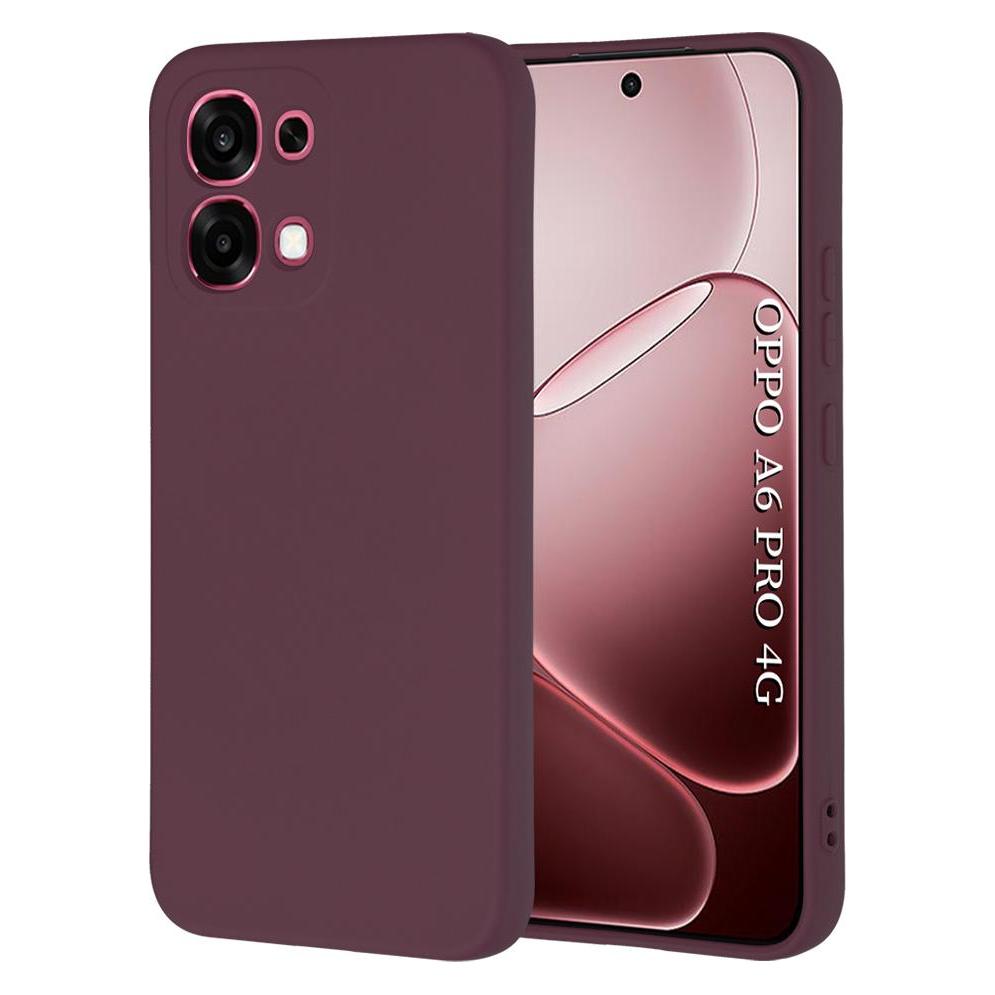 Techsuit - SoftFlex - Oppo A6 Pro 4G / A6 Pro 5G - Plum Red (Oppo A6 5G) (69671650)