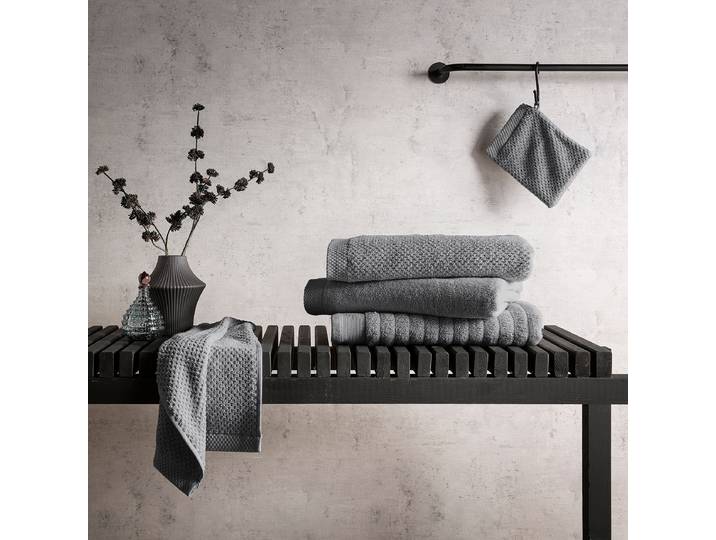 Serviette de plage Grant 90 x 1 x 180cm Gris/Basalte