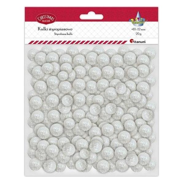Titanum Gemischte Styroporkugeln, weiss, 20g (49019789)