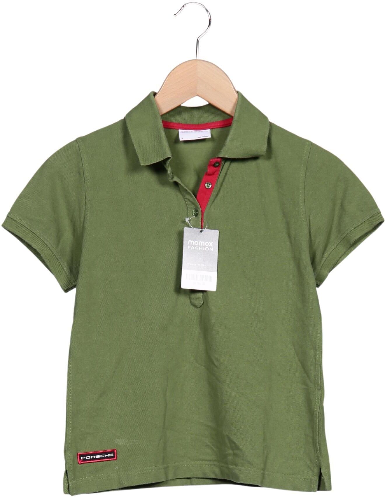 Porsche Design Damen Poloshirt, Grün, Gr. S, Baumwolle - Second Hand