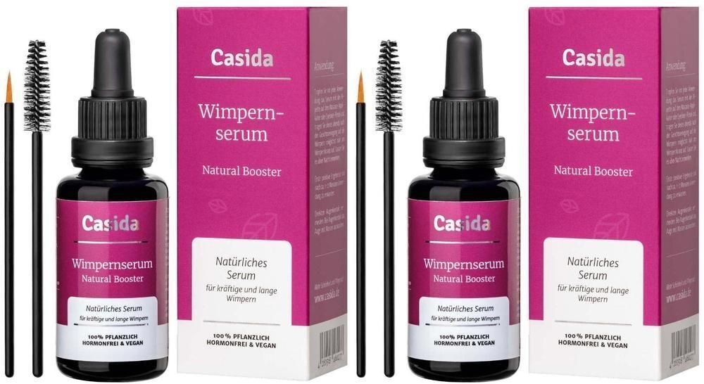 Casida Wimpernserum natural Booster 2x 2x30 ml Konzentrat