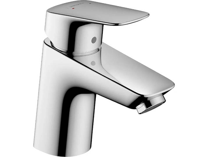 Mitigeur monocommande pour lavabo hansgrohe Logis 70 avec garniture d'écoulement Push-Open\, chrome\, 1 pièce.