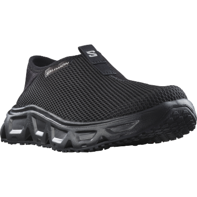 Hausschuh SALOMON "REELAX MOC 6.0", Herren, Gr. 48, schwarz, Textil, Schuhe Hausschuh, Erholungsschuh, Trekkingsandale, Slipper, Mule