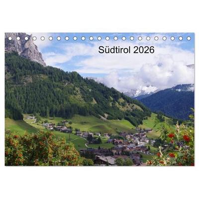 Südtirol 2026 (Tischkalender 2026 DIN A5 quer), CALVENDO Monatskalender