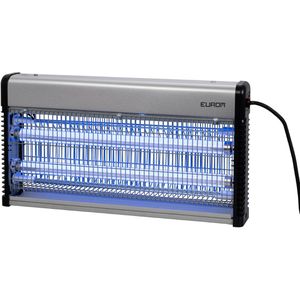 Eurom Insektenvernichter 211382 Fly Away metal 30 LED, 14 Watt, mit UV-Licht, Innenbereich