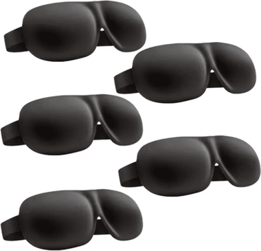Inspire Essentials 3D Contoured Sleep Eye Mask 5pcs