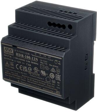 MeanWell HDR-100-12N Power Supply 7,5A