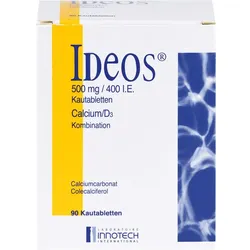 Ideos 500 mg/400 I.e. Kautabletten 90 ST
