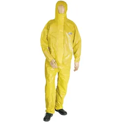 Asatex, Schutzanzug + Arbeitsoverall, Chemieschutzoverall flammhemmend, Typ 3/4/5/6, Größe XXL, gelb (XXL)