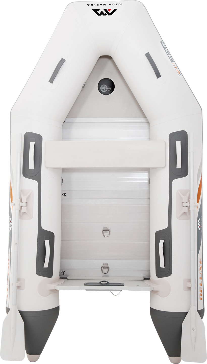 AQUA MARINA PONTON A-DELUXE 330 CM BT-06330WD Deluxe U-Typ Yacht Tender 3,3 m mit DWF Air Deck Boot Schlauchboot Angelboot Ruderboot