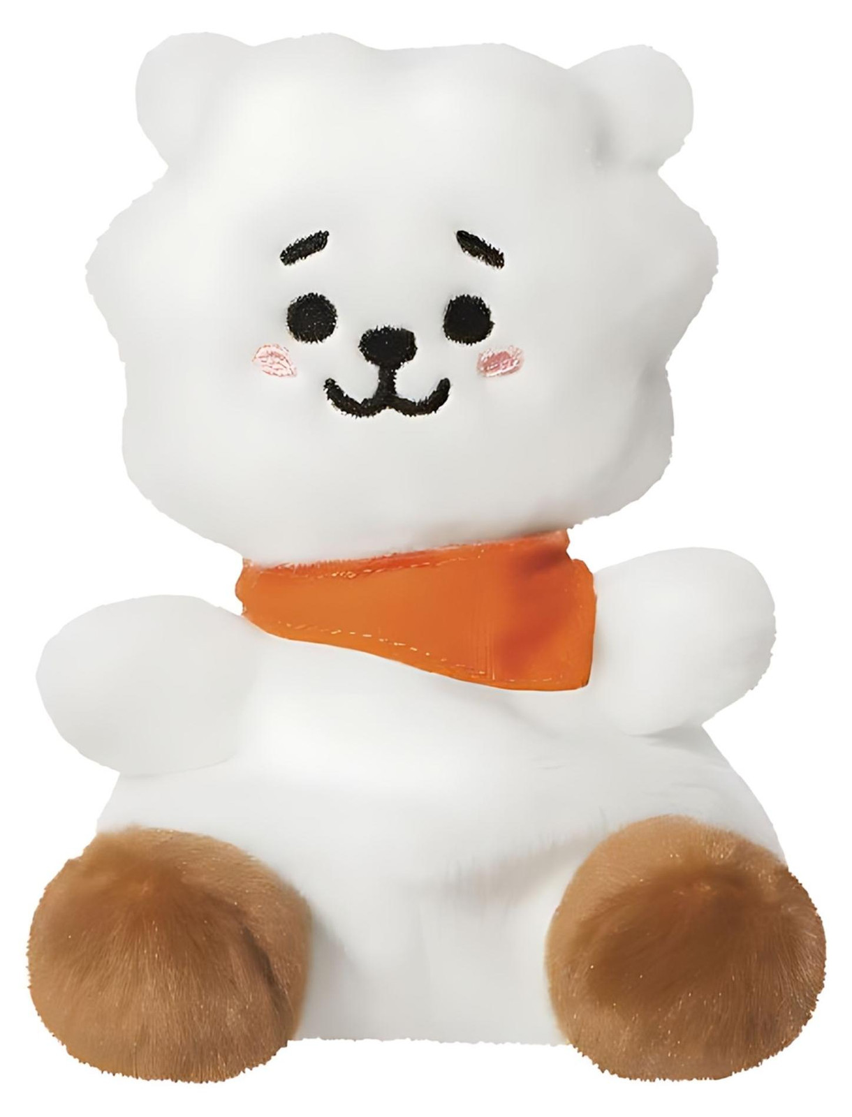 Aurora BT21 Pluche RJ Palm Knuffel - Wit - 13 cm