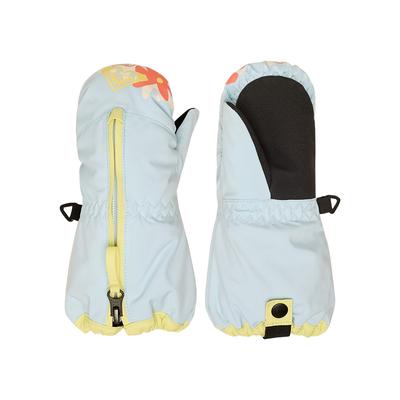 Snowboardhandschuhe ROXY "Snows Up", Kinder, Gr. L, blau (ice blau), Obermaterial: 50% Polyester, 50% Polyurethan., Handschuhe