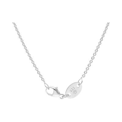 Silberkette "im Stil einer Ankerkette, Silber 925" Gr. 50, silber, GIORGIO MARTELLO MILANO, Halsketten, Damen, 50cm, Silber 925 (Sterlingsilber), Silberkette