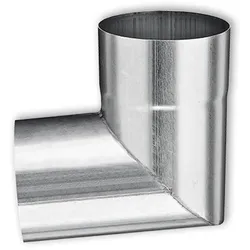 Rohrwinkelbogen 87° Grömo, Zink, verschiedene Größen (Ausführung: Ø 120mm)